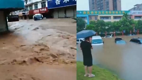 暴雨突袭，江西全省连续发布66个预警