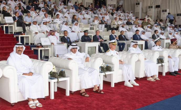 卡塔尔最大海军基地落成，美海军高级将领出席启用仪式