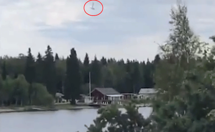 瑞典小飞机垂直撞向地面，9人全遇难