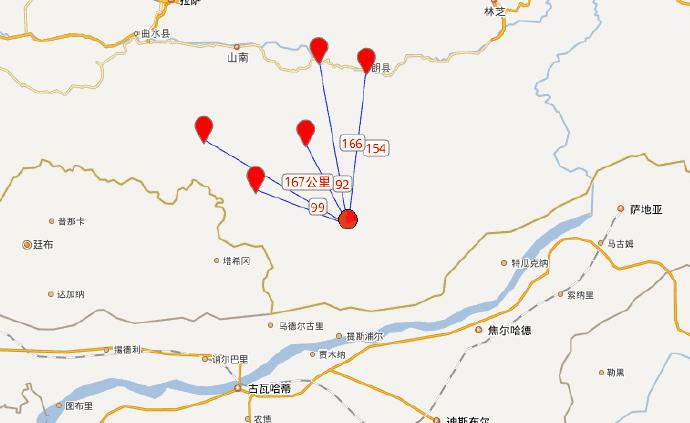 西藏山南市错那县发生5.6级地震，震源深度10千米