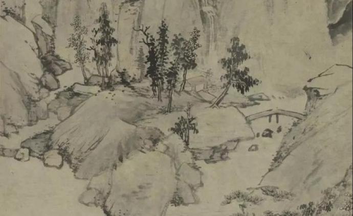 天津博物馆上新“新安画派”，萧云从《山水图卷》全卷展出