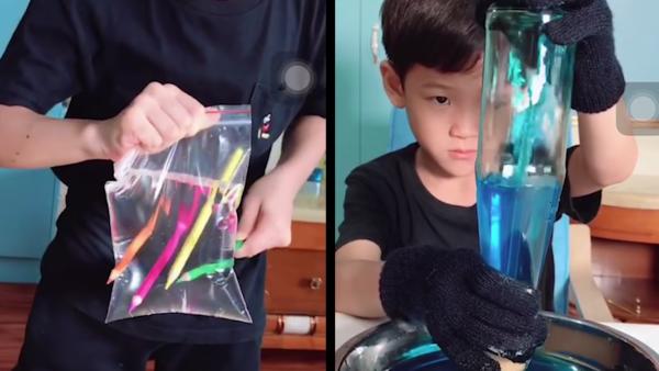 7岁男童做科学实验走红，梦想登上月球