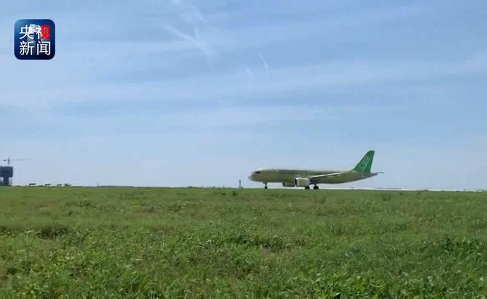 C919客機104架機完成中高速滑行測試