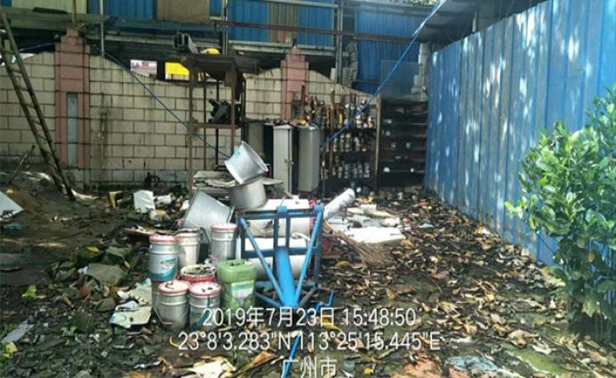 广州一印刷厂涉嫌偷排多年，深埋管道直排印刷废水和废机油