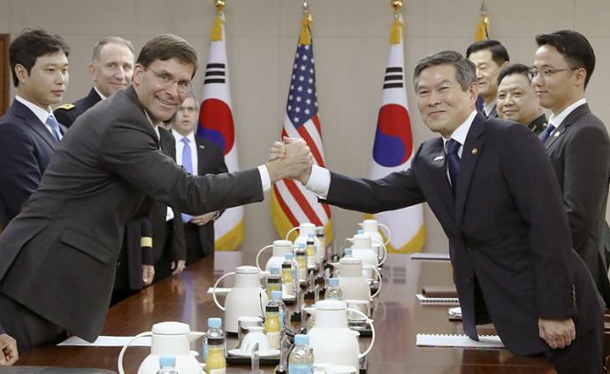 韩媒：韩美防长在首尔会晤，美方称韩美同盟坚不可摧