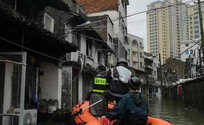 台风侵袭断电积水，“利奇马”登陆地温岭展开灾后救援复产