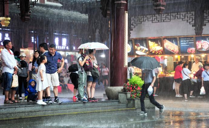 暴雨预警升级！上海暴雨黄色、雷电黄色、大风蓝色预警高挂