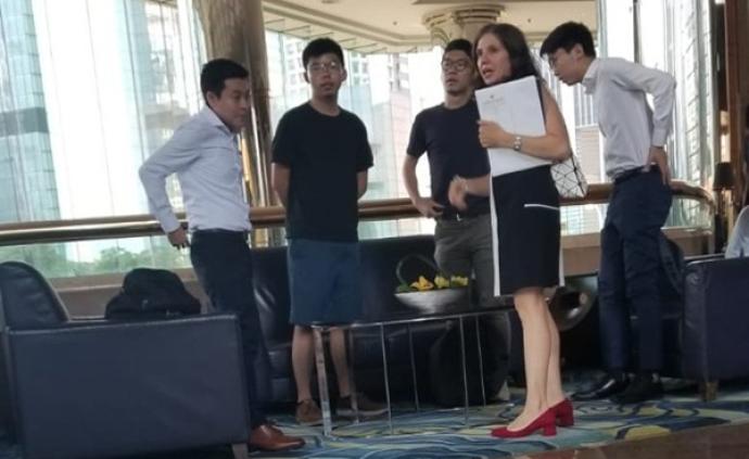 港媒：美外交官密會“港獨”分子前曾見李柱銘、陳方安生
