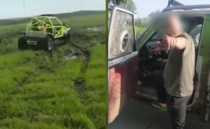 越野車隊碾壓草原,車主拒道歉挑釁縣長