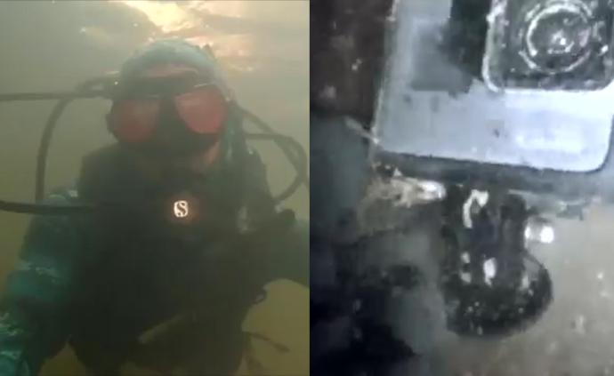 美国男子潜水发现两年前溺亡者遗留视频