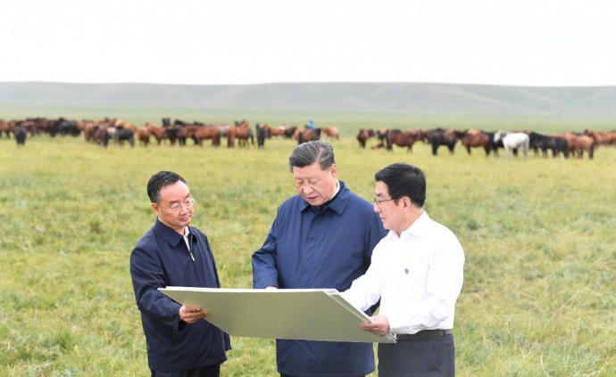 独家视频丨习近平考察山丹培黎学校和山丹马场