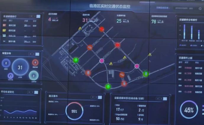 AI上海｜临港5G智能网联汽车园区开园