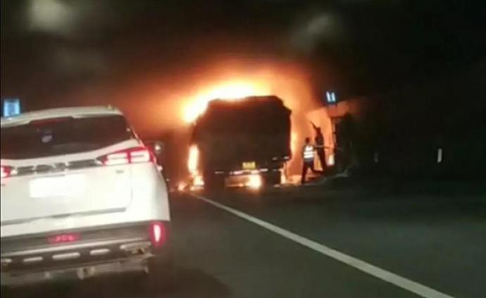 浙江猫狸岭隧道货车起火事故死伤人员为吸入废气窒息伤亡