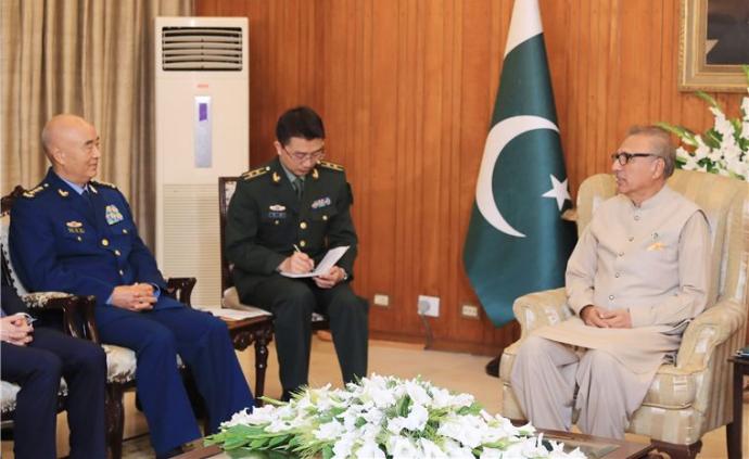 巴基斯坦总统与总理会见许其亮