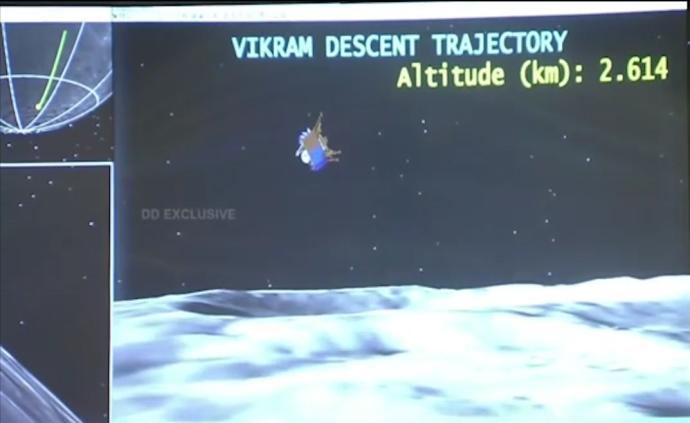 印度月球着陆器失联，但称已确认位置