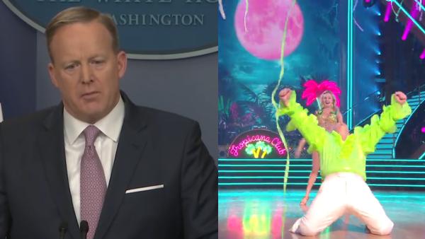 特朗普首任新闻秘书上综艺跳热舞