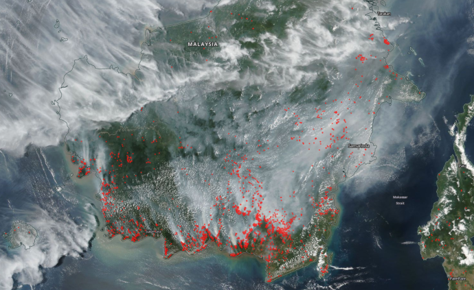 新马泰空气污染爆表，全怪印尼山火