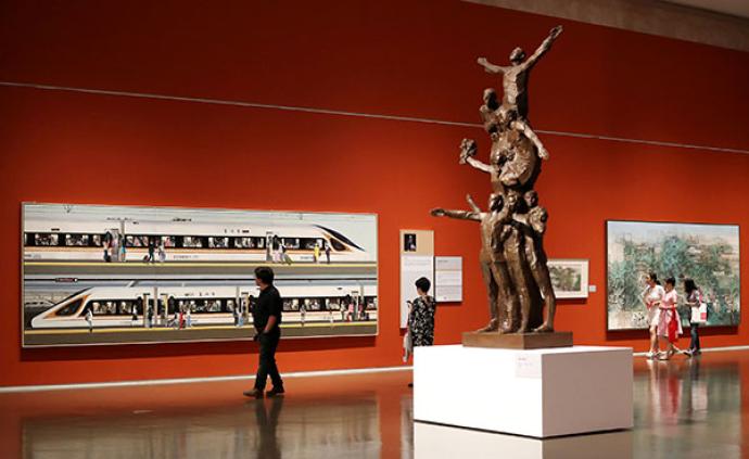 中华艺术宫推国庆系列展，现实题材美术作品呈现时代风采