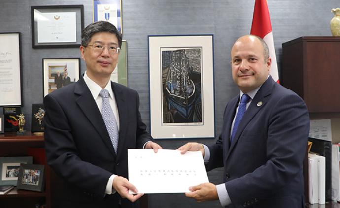 中国新任驻加拿大大使丛培武履新