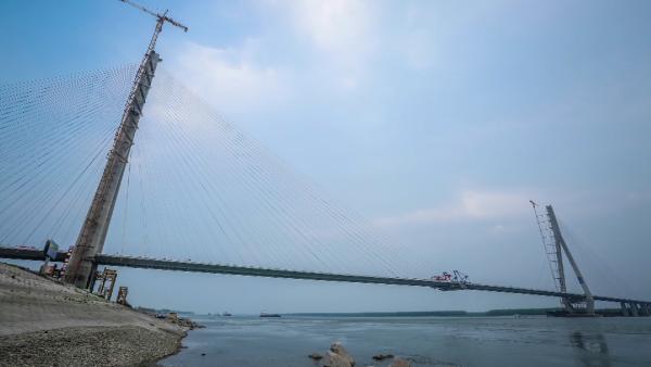 世界跨度第七！石首长江大桥建成通车