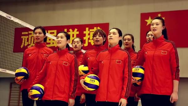 冠军和歌声，女排姑娘献礼新中国七十周年