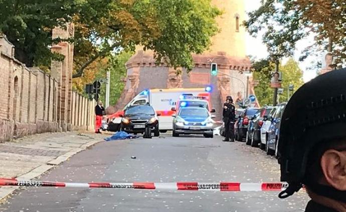 德国犹太教堂枪击案，至少2死1人被捕