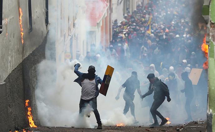 厄瓜多尔首都抗议活动持续，总统莫雷诺表示不会辞职