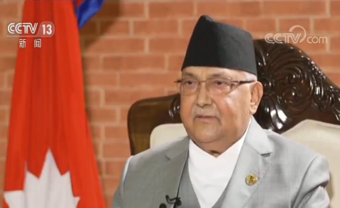尼泊尔总理奥利接受央视采访：期待会谈和多领域合作协议签署