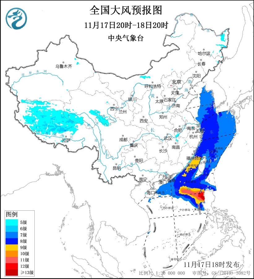 大风、台风预警持续发布！这些地方气温将大面积创下半年来新低