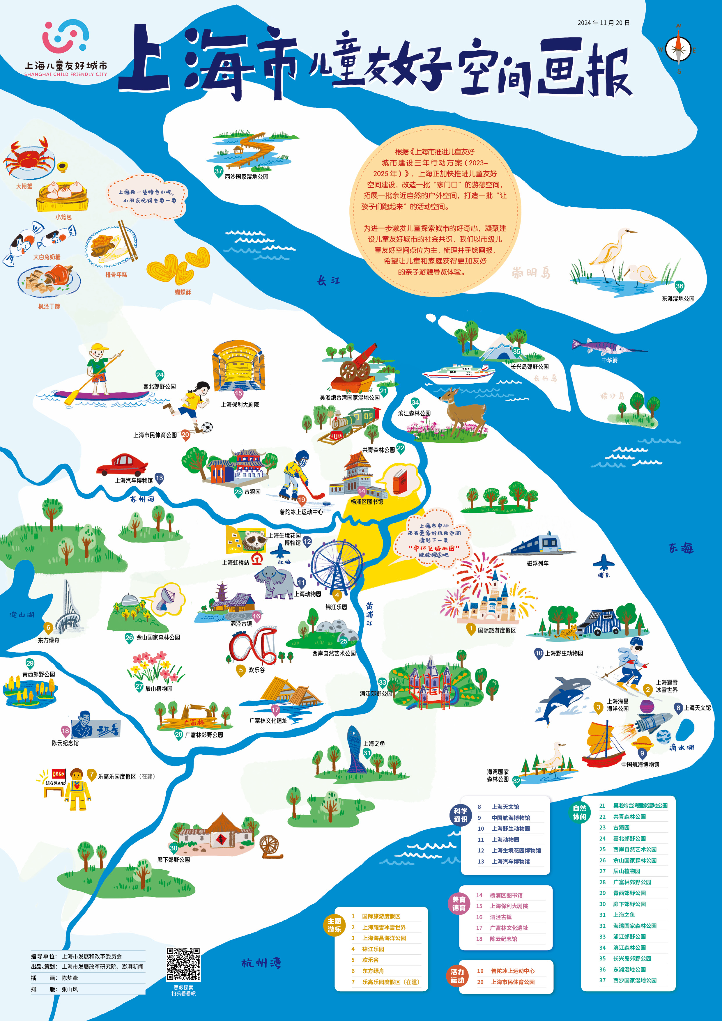 2024世界儿童日，中英版《上海市儿童友好空间画报》发布