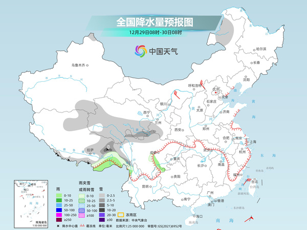 全国大部陆续进入升温模式，西藏青海需警惕强降雪