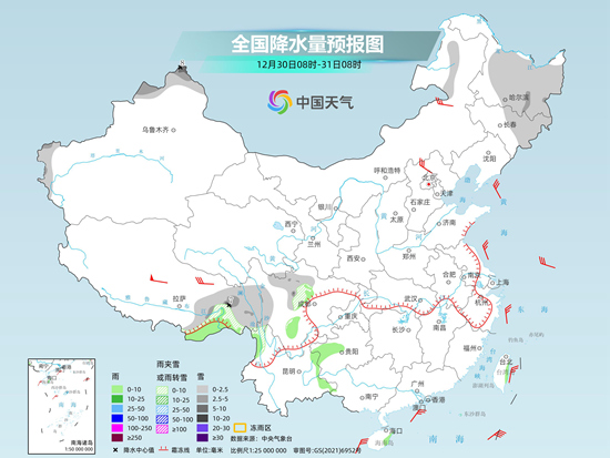 全国大部地区将在晴朗升温中迎接2025年