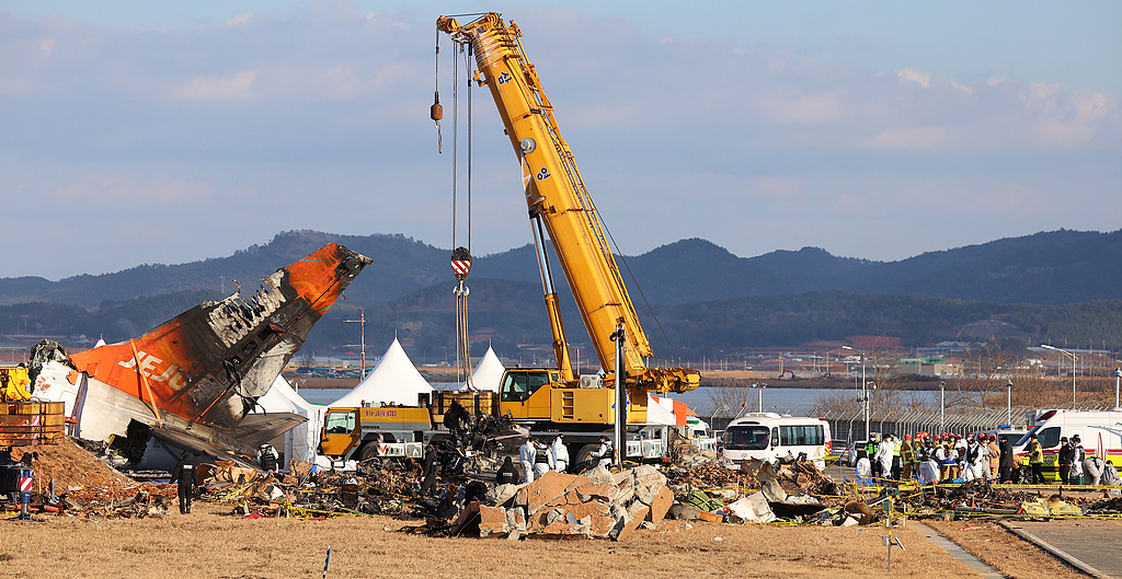 韩国济州航空空难遇难者遗体整理工作结束