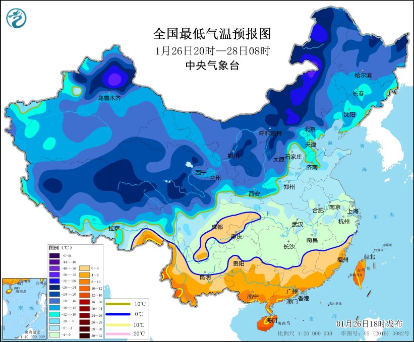 大风、寒潮、暴雪，中央气象台三预警齐发