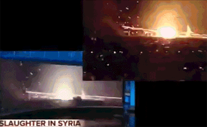 美媒播放“叙利亚激战”画面被抓包：视频来自美国射击场