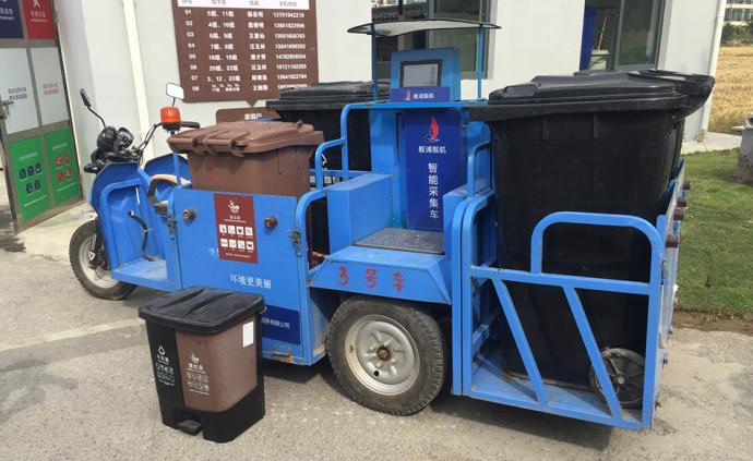 垃圾桶装上了芯片，上海浦东航头镇垃圾分类可“一键考核”