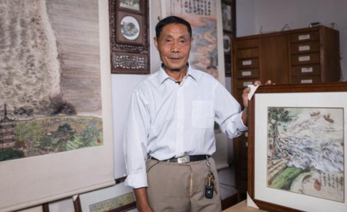浙江农民画家画下家乡记忆和美景，有人出高价也不卖