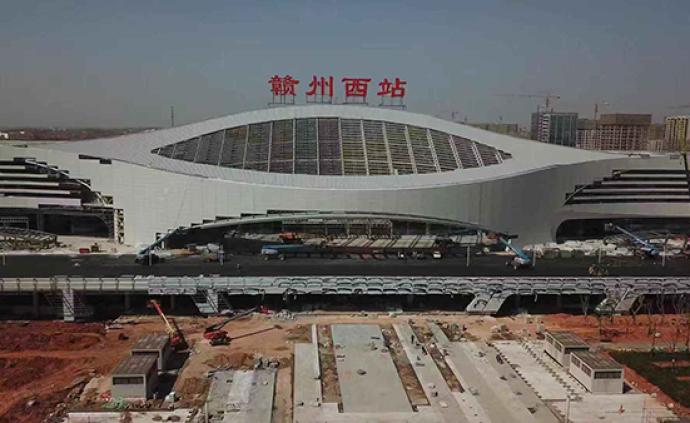 昌赣高铁预计最晚12月底前开通，江西将进入十字形高铁时代