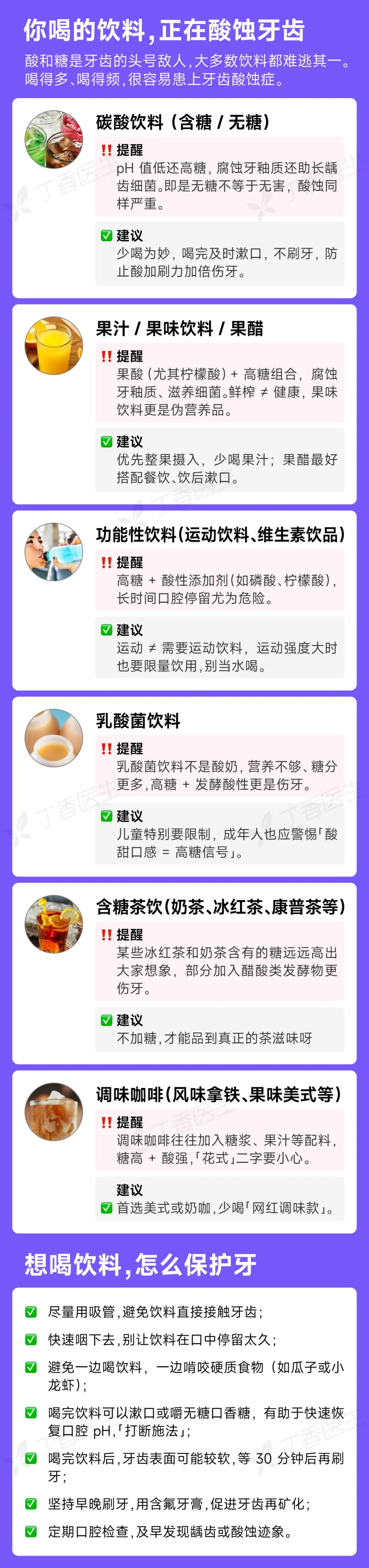 毁牙第一名，不是可乐而是它，很多人当健康饮料天天喝
