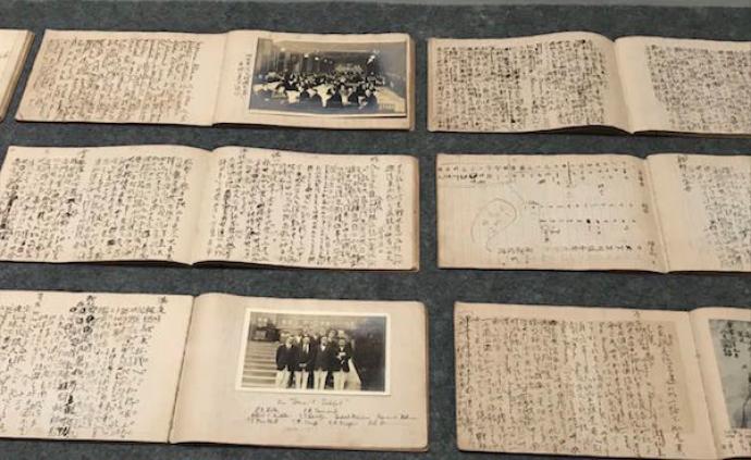 现场｜胡适留学日记在沪展出，“大道”呈现百年名人翰墨