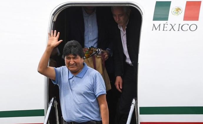 玻利维亚前总统抵墨西哥：会继续战斗