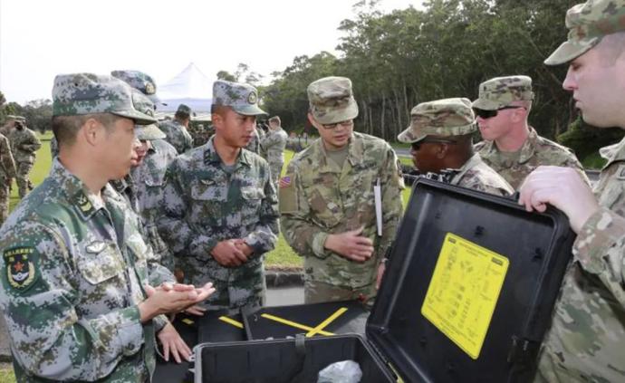 2019年中美两军人道主义救援减灾联合演练举行