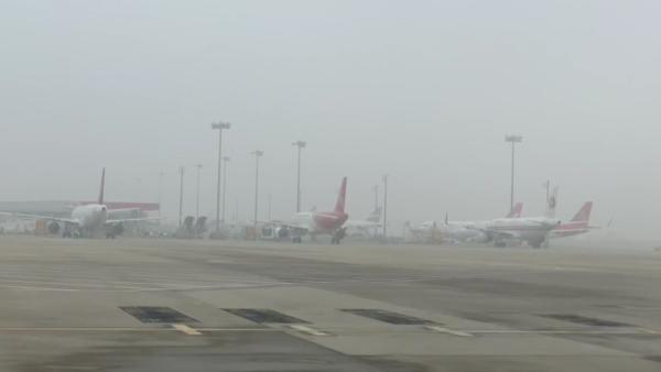 南京机场大雾，90分钟内无航班降落