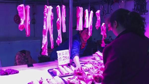 武汉猪肉价格下调，商贩称24元一斤