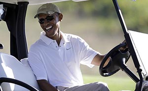 奥巴马演讲批IS后立即打高尔夫，卡梅伦度假手机老没信号