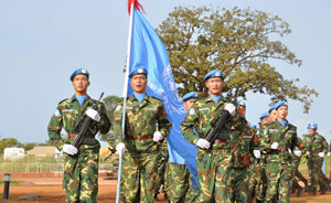 中国增派700人赴南苏丹维和，联合国否认为保护油田
