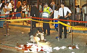 台北一刑警阻止冲突时被数十人打死，市长称务必从重量刑