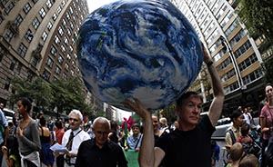 “到了危险的时刻”，150国举行史上规模最大气候变化游行