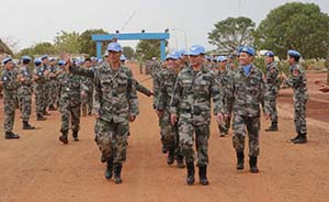 中国军队将派步兵营赴南苏丹维和，国防部否认是纯战斗部队