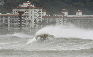 台风“巴蓬”影响日本，近40架次浦东出发航班延误或取消